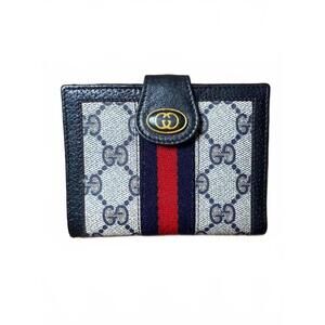 Vintage Gucci GG Canvas and Leather Wallet